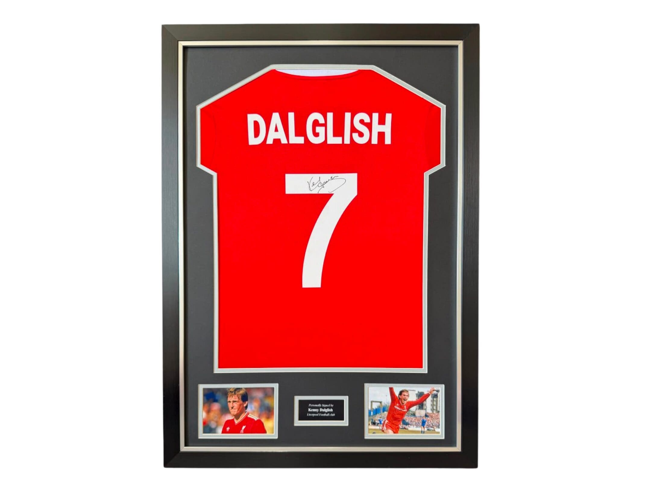 Kenny Dalglish signed Liverpool 1983-1984 Number 7 shirt 