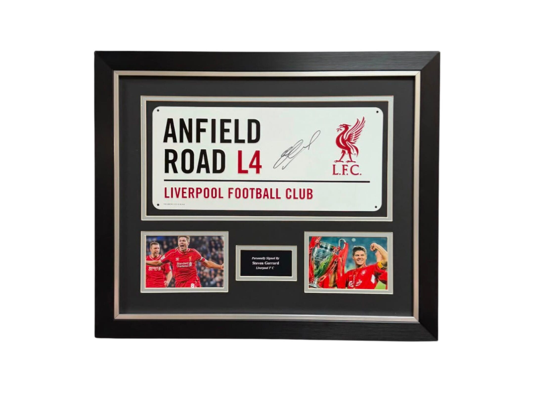 Steven Gerrard Hand Signed ‘Anfield Road’